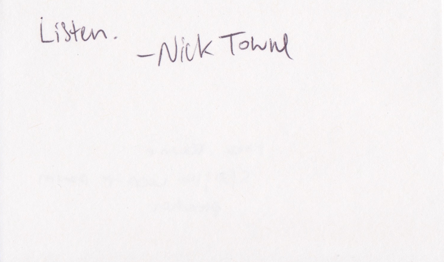 Nick Towne